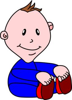 Cartoon image of a kid
