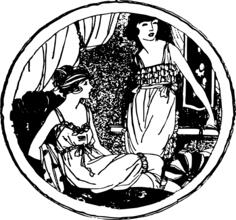 Two ladies enojying themselves