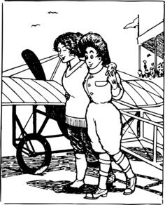 Lady aviators from last century