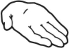 Hand extended in offer