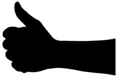 thumbs up man hand