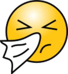 Smiley face with a handkerchief