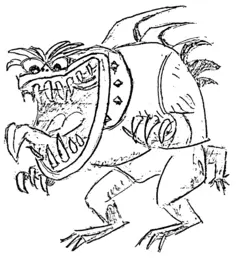 Lizard monster