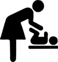 Diaper change icon