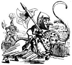 Fleeing knight