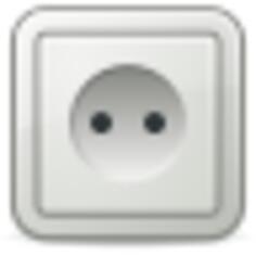 European power socket vector graphics