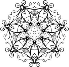 Image of roundish flower decoration