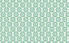 Endless green leaves pattern drawing