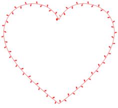 Ivy heart vector illustration