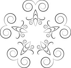 Floral pattern vector clip art
