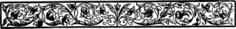 Vector clip art of a banner with flourishing flowers