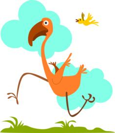 Running birds