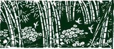 Bamboo forest color drawing