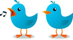 Singing bird mascot image