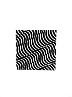 Graphics of wavy lines 3D optical illusion
