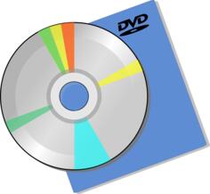 DVD disc over a sleeve image