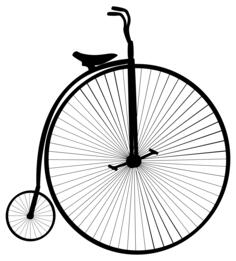 Penny Farthing drawing