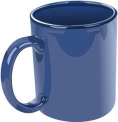 Vector clip art of photorealistic ceramic mug