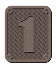 Metal number one image