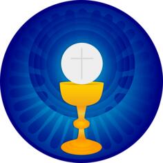 Illustration of Holy Eucharist symbol