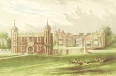 Charlecote Park vector drawing
