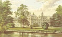Wilton House vector illustration