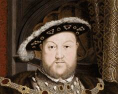 King Henry VIII vector illustration