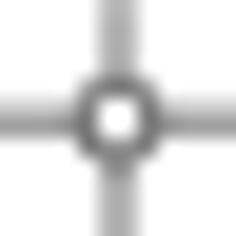Vector image of pointing ancient sacred symbol