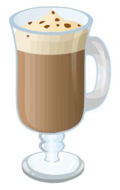 Hot chocolate vector drawing