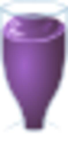 Blueberry milkshake vector clip art