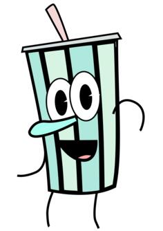 Drunk mascot vector drawing