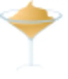 Creamy martini vector drawing