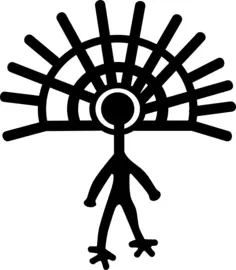 Stick figure vector illustration