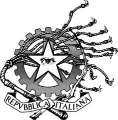 Vector illustration of idea of logo for the Italian Republic