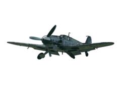 Messerschmidt Bf109G airplane vector clip art