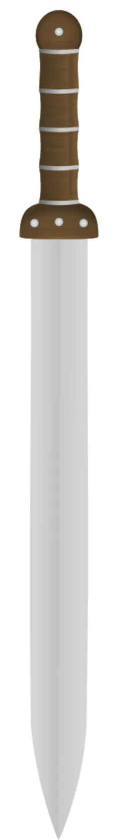 Vector clip art of long Viking sword