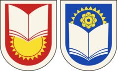 Soviet junior and senior school chevrons vector drawing