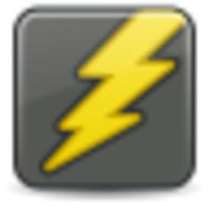 Lightning sign vector image