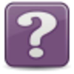 Vector image of help icon for web design