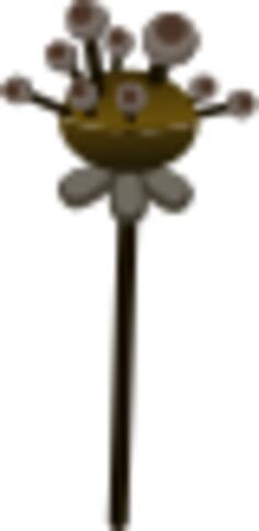 Vector graphics of brown decoration fake flower