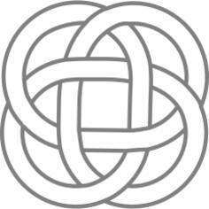 Vector graphics of interwined Celtic design