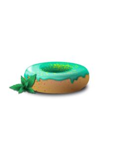 Donut vector image