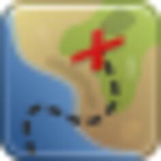 Vector drawing of gaming site adventure icon