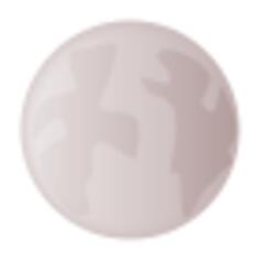 Small icon of planet vector image