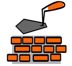 Clip art of mason tools