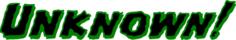Green and black unknown sign vector image