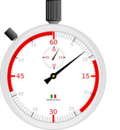 Italian chronometer vector drawing