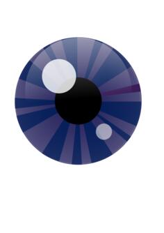 Vector illustration of blue eye iris