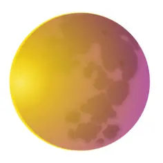 Vector graphics of Earth shined on by Sun
