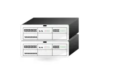Alcatel stacked servers vector drawing